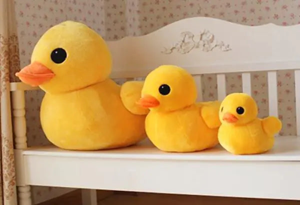 Yellow Duck Plush Toy and Pillow